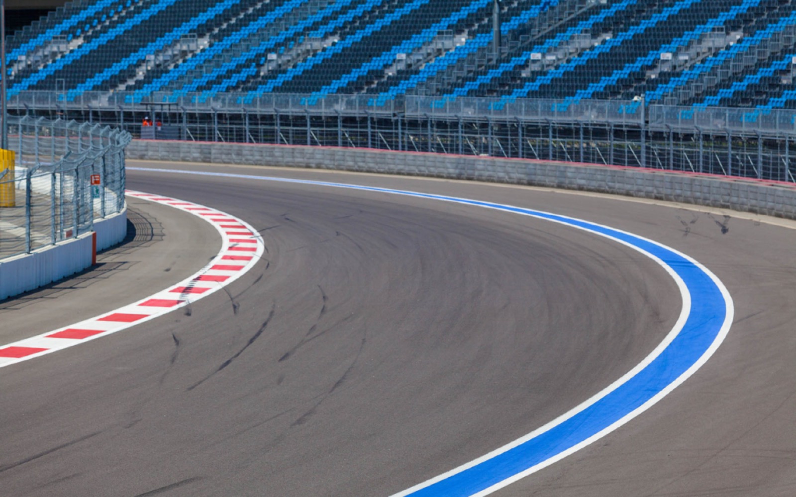 Auto Race track during the day